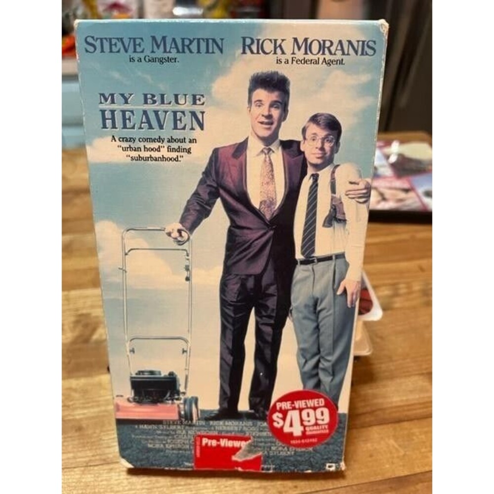 MY BLUE HEAVEN STEVE MARTIN, RICK MORANIS (VHS 1990)
